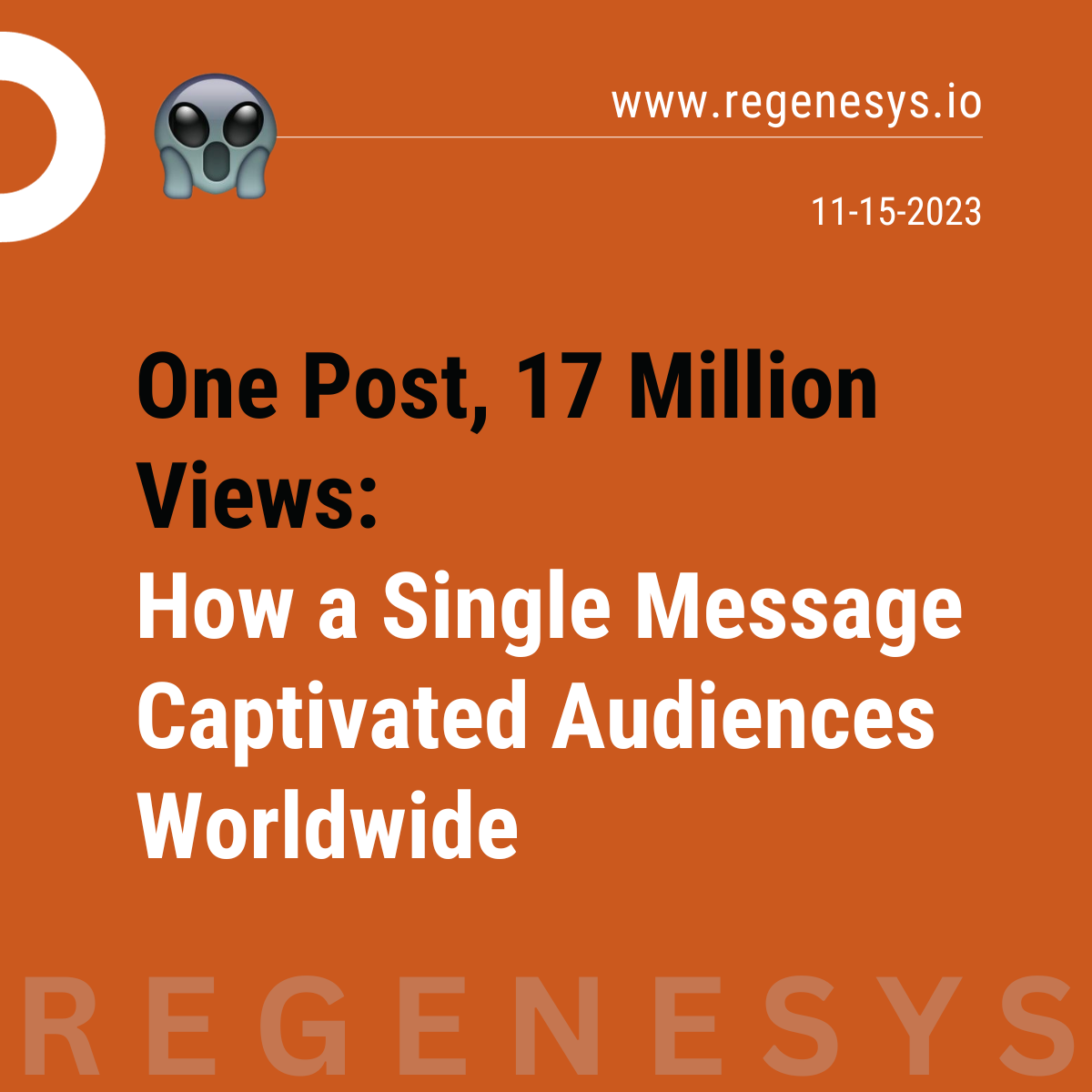 One post, 17 million impressions