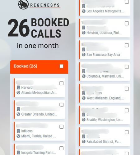26 booked calls